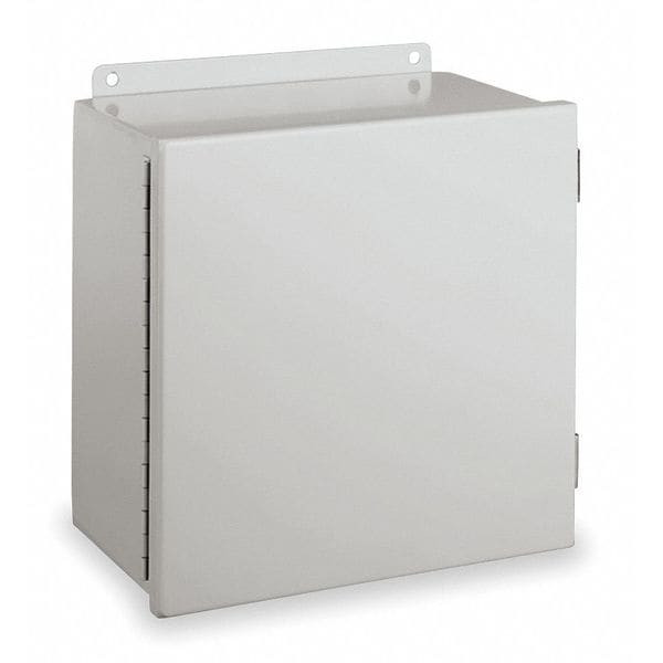 Screw Clamps Electrical Enclosures, 6 in H, 4 in D, 6 in W, 12, 13, Steel