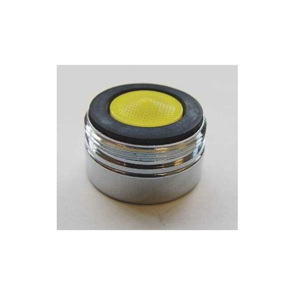 Chicago Faucet 2.2 gpm Outlet, 13/16"-27 Thread Size, Chrome, Brass E12JKABCP