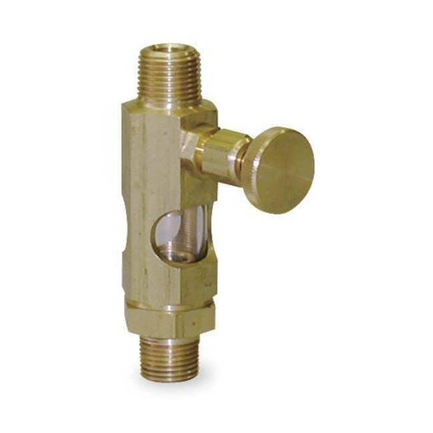 Ldi Industries Needle Valve, Straight, 3 13/32, Brass N102-02