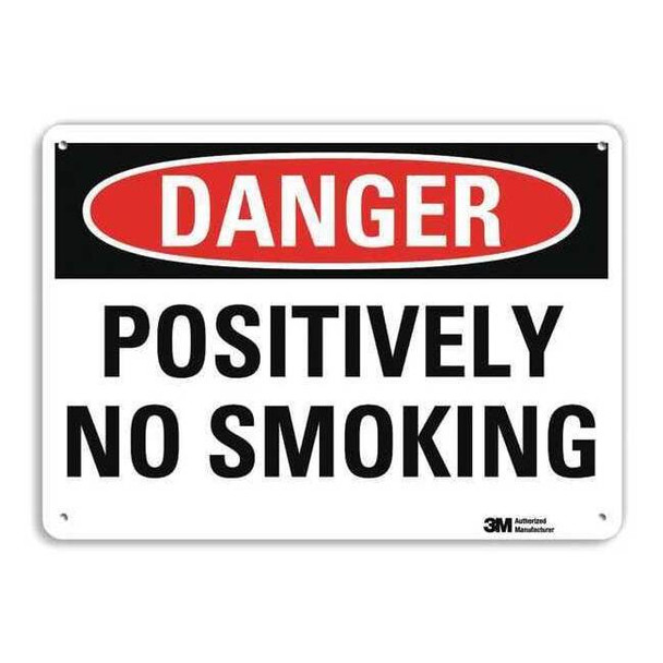 Danger Sign, 10" H, 14 in W,  Vertical Rectangle, English, U3-1931-RA_14X10