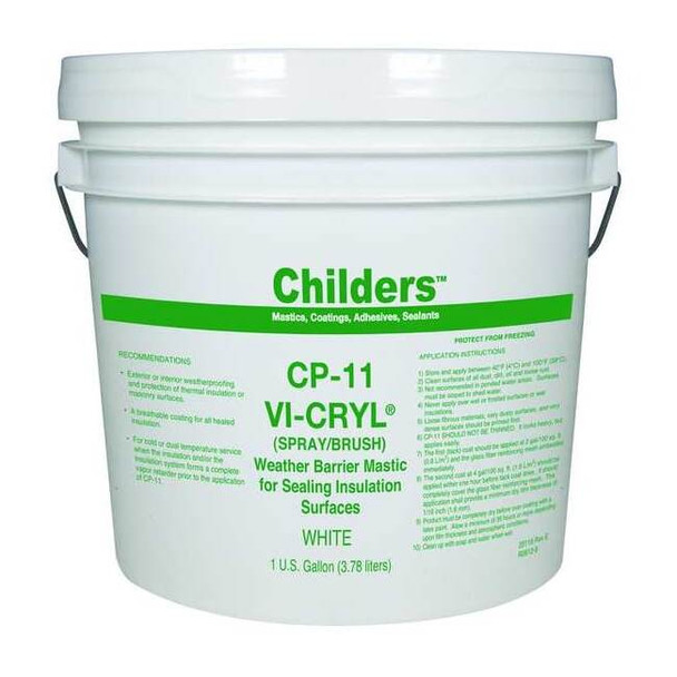 Itw ITW 855 Pipe Insulation,1 gal.,White 855