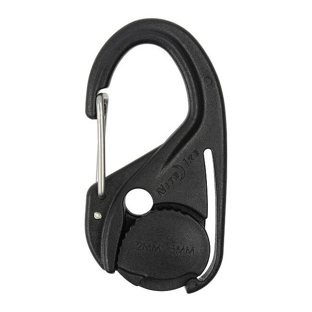 Nite Ize Bungee Cord,Carabiner,2-3/5 In.L,6 In.D NCJ-25-2R3