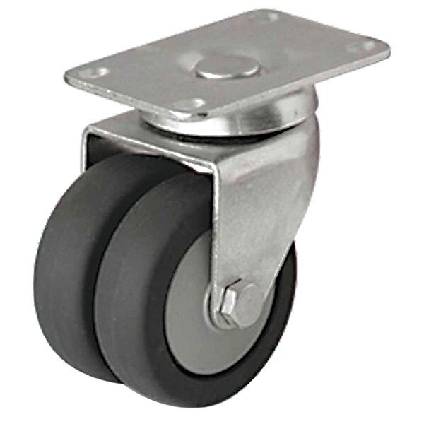 Manufacturer Varies Plate Caster,220 lb. Load Rating,Swivel P9S-RP030K-P