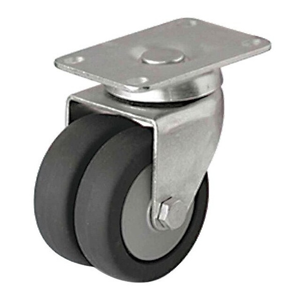 Manufacturer Varies Plate Caster,220 lb. Load Rating,Swivel P9S-RP030K-P