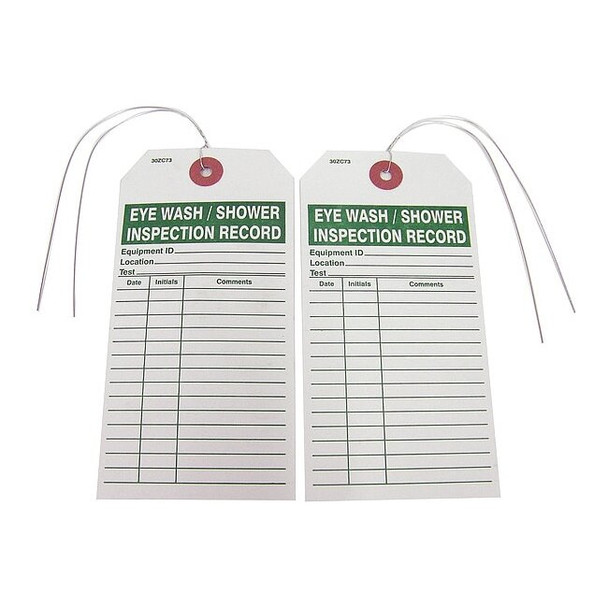 Manufacturer Varies Tag,White,Paper,2-7/8inH,5-3/4inW,PK25 30ZC73