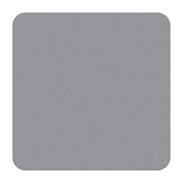 Blank Sign, 18" W, 18" H, No Text, Recycled Aluminum, White