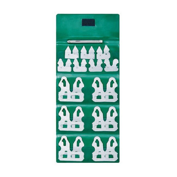 Insize Radius Gage Set,Range 1/64 to 1/2" 4804-25E