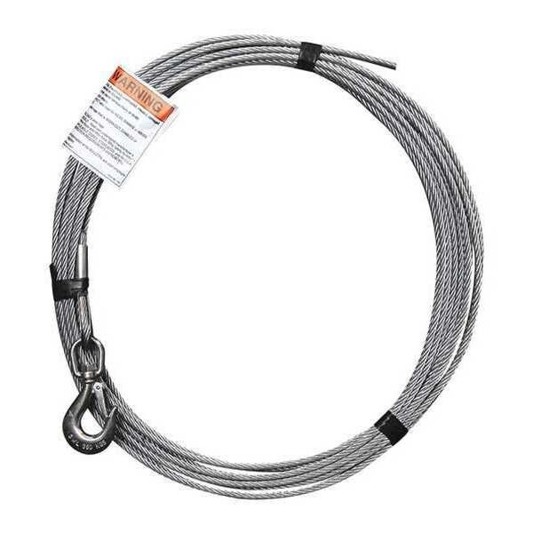 Oz Lifting Products Cable Assembly,Galvanized,1/4" x 45 ft. OZGAL.25-45