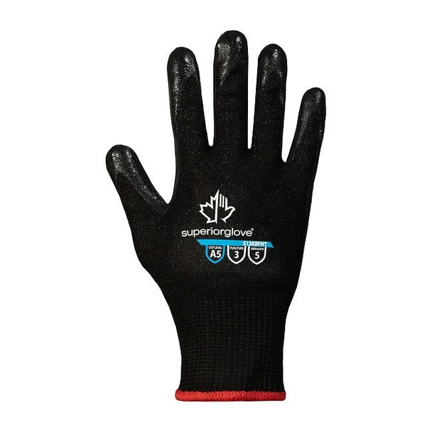 Cut-Resistant Gloves, Cut Level A3 ,Dipped ,Foam Nitrile ,Smooth ,L 1 PR