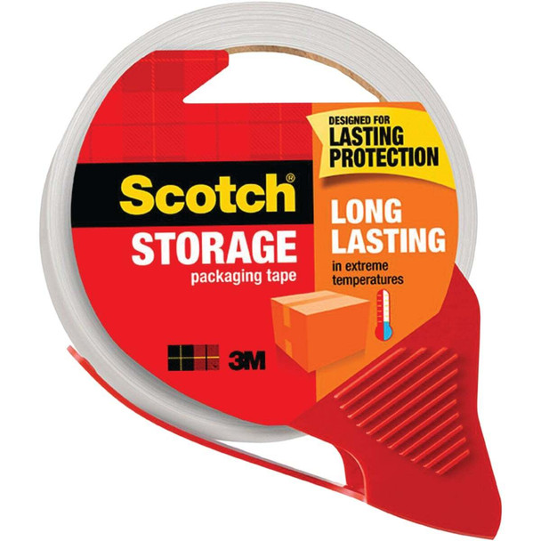 3M Scotch 1.88 In. x 38.2 Yd. Clear Storage Packaging Tape Pack of 6