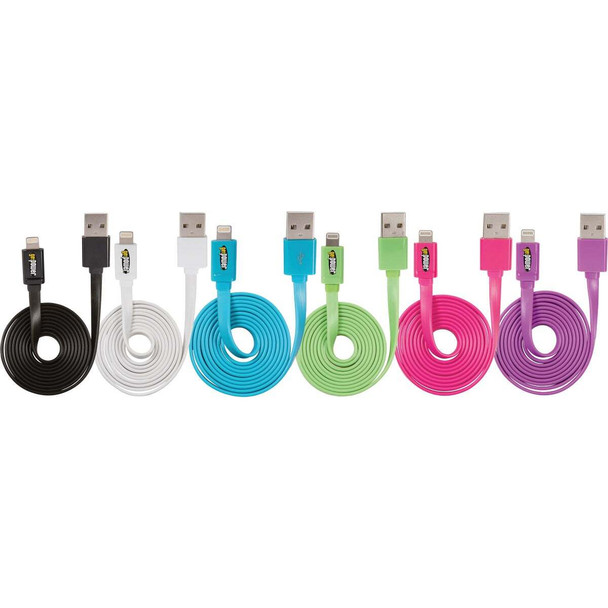 GetPower 3 Ft. Apple Lightning Charging & Sync Cable Display GP-PC-SOLID-IP5