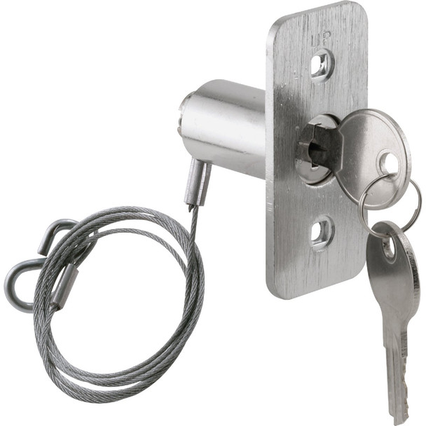 Prime-Line Garage Door Diecast Brushed Chrome Emergency Release Kit GD 52143