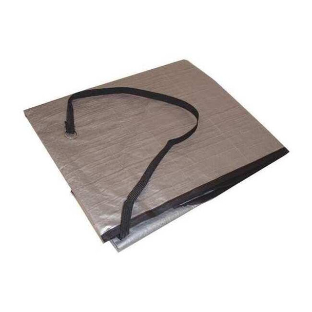 Frost King Cover,18inH,Polyethylene,Silver,27inW AC2H