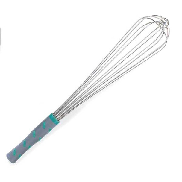 Vollrath Whip,18 in L,Aqua Handle 47094