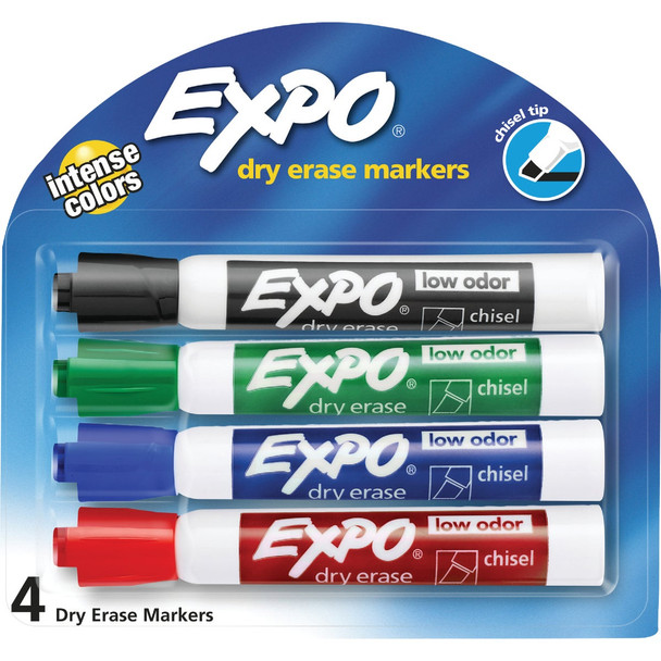 Expo Large Dry Erase Marker Assortment (4-Pack) 80174