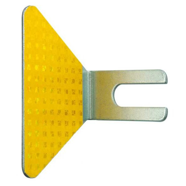 Tapco Bolt-On Guardrail Reflector,Steel, PK50 3113-00009