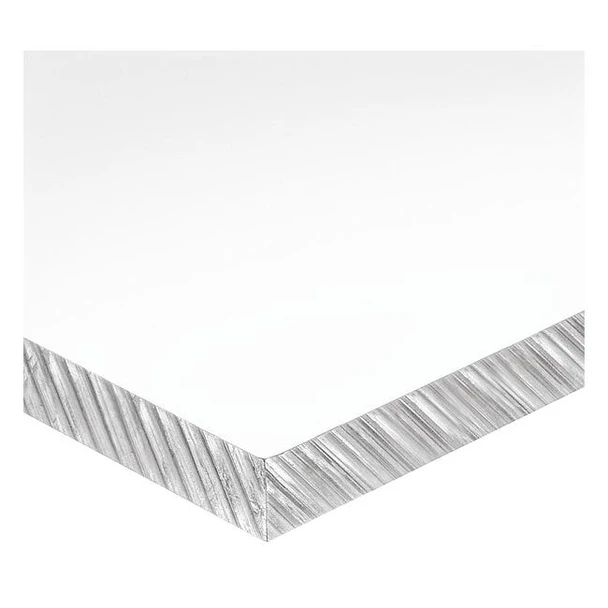 Colorless Polycarbonate Sheet Stock 48" L x 24" W x 0.177" Thick