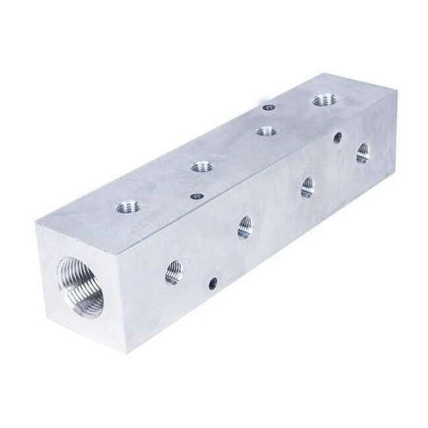 Pneumadyne Pipe Manifold Fitting, Aluminum, 1 in M40-500-4-90