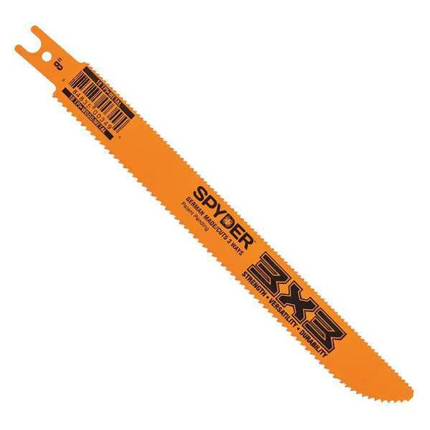 Spyder Reciprocating Saw Blade,TPI 10/14 200173