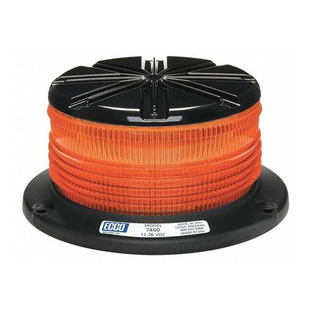 Ecco Beacon Light,Amber,3-7/64" H 7460A