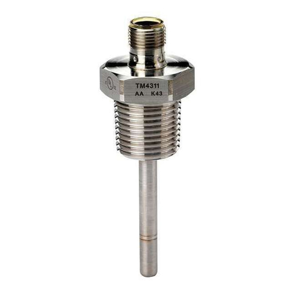 Ifm Temperature Sensor, 10 to 30V DC,Plug-In TM4331