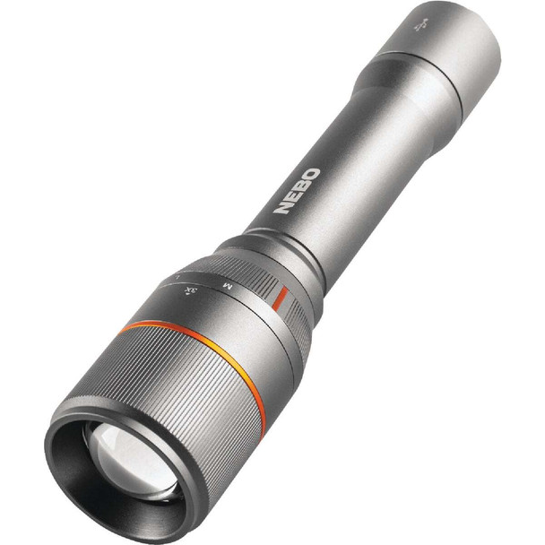 Nebo DaVinci LED Anodized Aluminum 3500 Lm. Rechargeable Flashlight NEB-FLT-0021