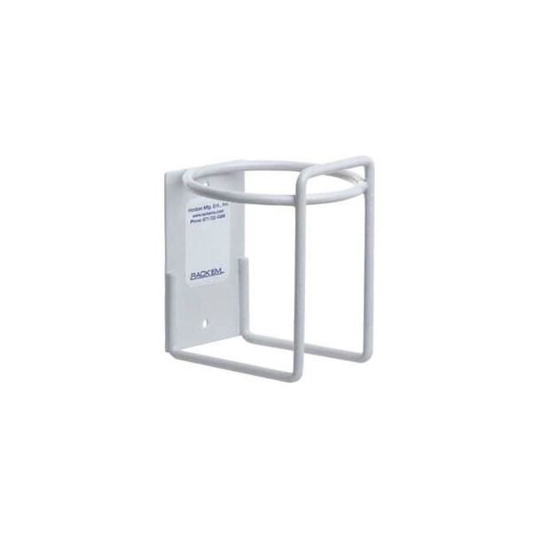 Horizon Mfg. Small Bottle Rack 4073 Holds Bottle 3.5"" Diameter and Under White