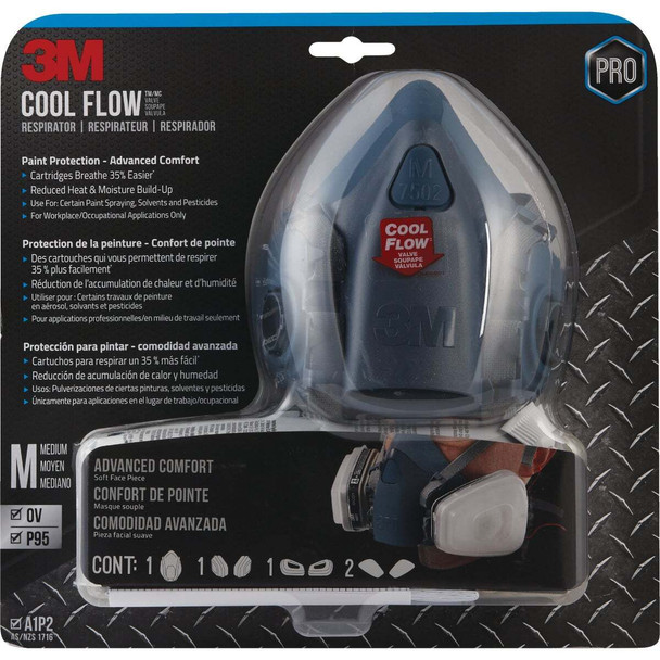 3M OV/P95 Professional Paint Respirator 7512PA1-A-PS