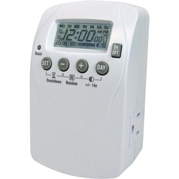 Prime 125V Indoor 7-Day Digital Timer TNDHD002