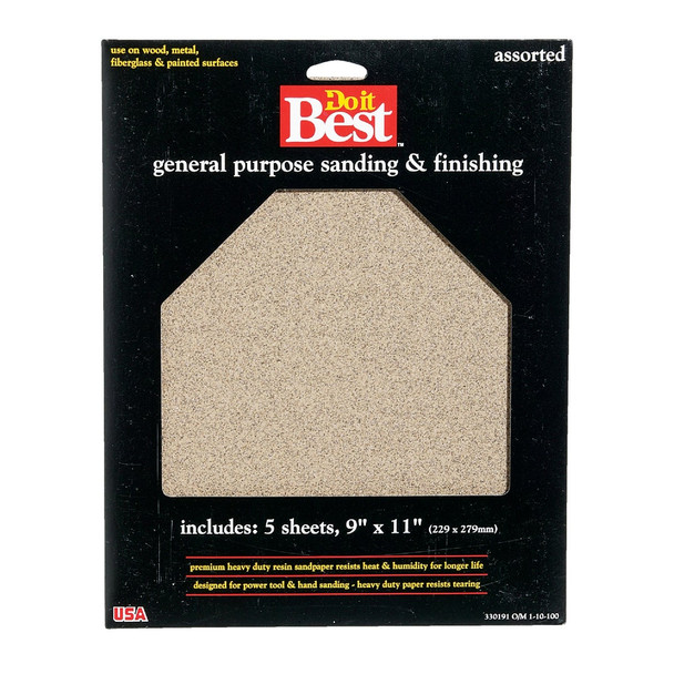 SIM Supply, Inc. Asst Sandpaper 330191GA
