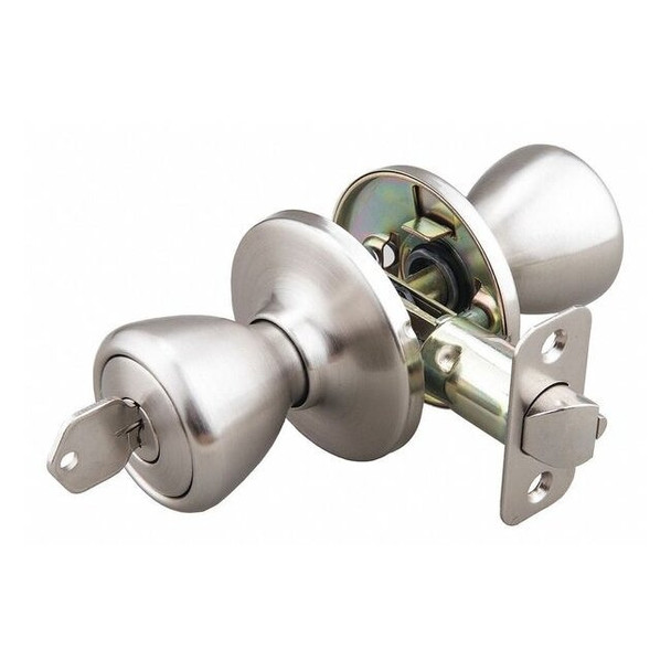 Ez-Flo Eastman Knob Lockset, Mechanical, Cylindrical 57794