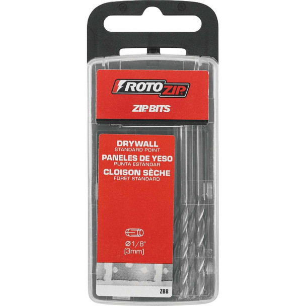 Rotozip 1/8 In. Outlet Drywall Bit (8-Pack) ZB8