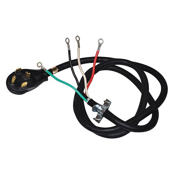 Whirlpool Four Wire 30-Amp Dryer Power Cord,4 Ft PT400L