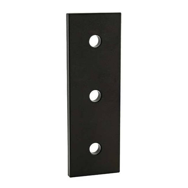 80/20 StraightFlatPlate,Alum,Blk,41/2in,11/2in 4306-BLACK