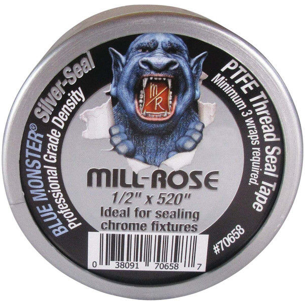 BLUE MONSTER Silver Seal 1/2 In. x 520 In. PTFE Thread Seal Tape 70658