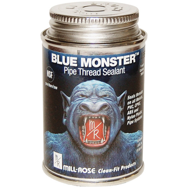 BLUE MONSTER 1/4 Pt. Blue Industrial Grade Pipe Thread Compound 76009