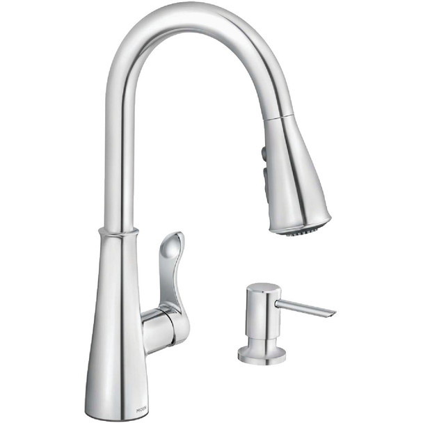 Moen Hadley 1-Handle Pull-Down Kitchen Faucet, Chrome 87245
