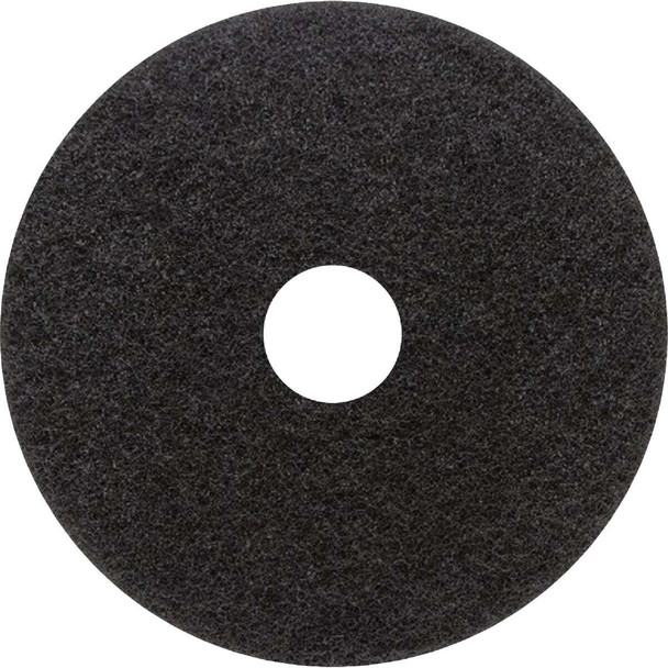 Virginia Abrasives 17 In. Black Stripping Pad 416-850174
