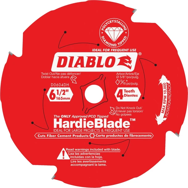 Diablo Bulk 6-1/2" 4t Saw Blade D0604DHA Pack of 5