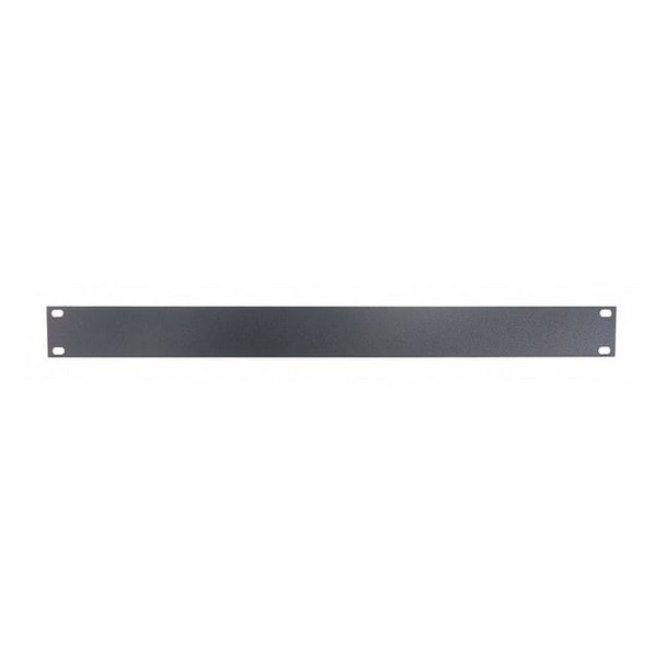 Video Mount Products 1U Blank Panel 19" Equipment Rack - Black ER1B