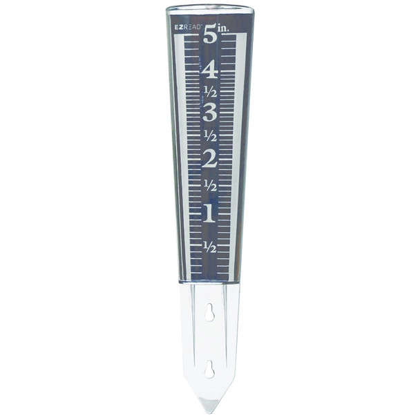 EZ Read 5 In. Clear Magnifying Rain Gauge 820-0602