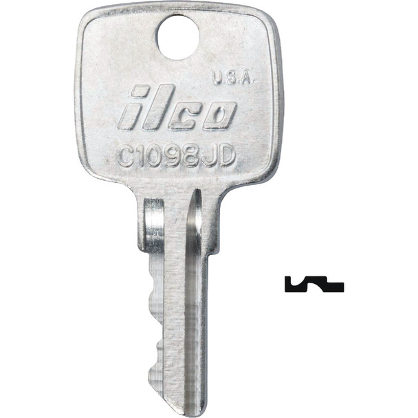 Ilco C1098JD John Deere Tractor Key Blank (10-Pack) IAA31832002