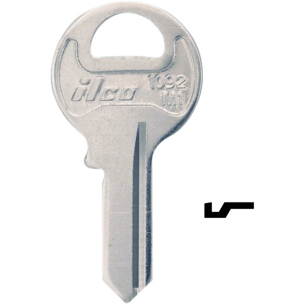 ILCO Master / Tru Guard Padlock Key Blank 1092 (10-Pack) IAL3588902B