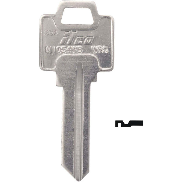 ILCO Key Blank For Weiser Lockset 5-Pin / N1054WB (10-Pack) IAL51892032
