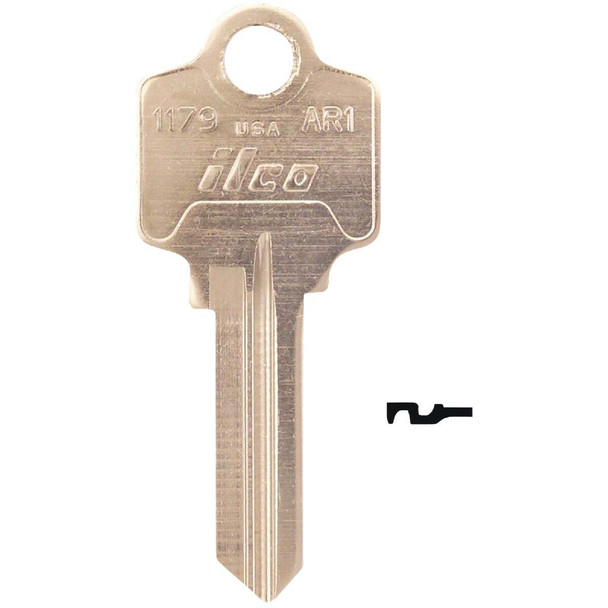 ILCO Arrow Lock Key 1179 (10-Pack) IAL5138900B