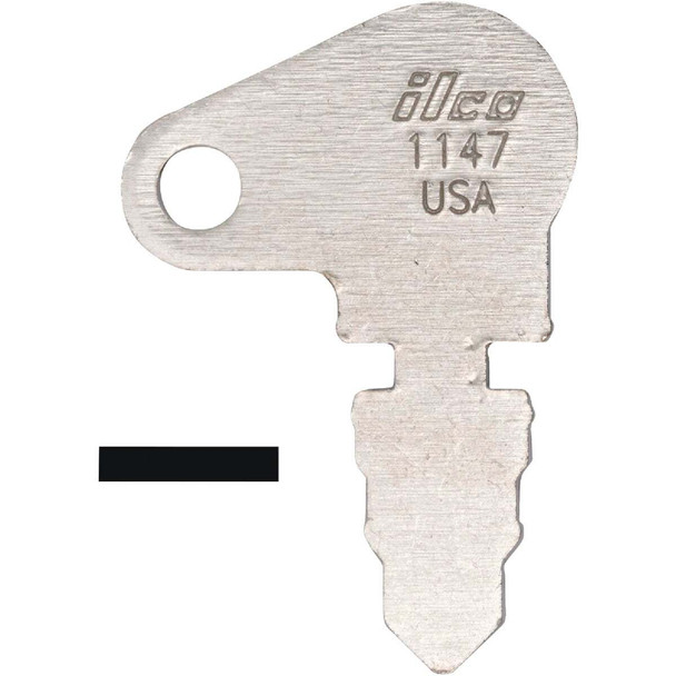 ILCO 1147 Golf Cart/Yard Tractor Trac Key Blank (10-Pack) IAD01009002