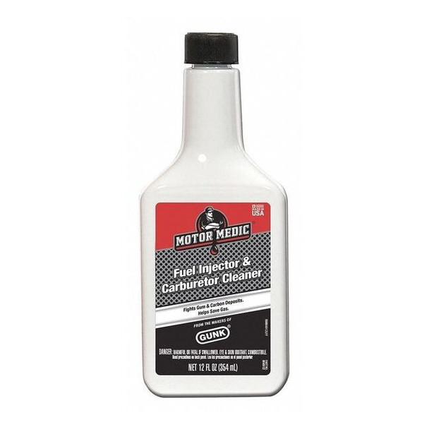 Motor Medic Fuel Injector Cleaner,12 oz. Size,Amber M4912