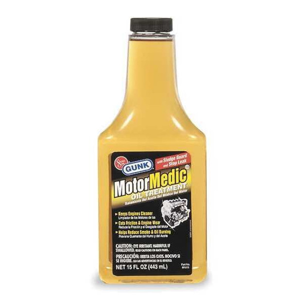 Motor Medic Oil Additive,14 oz. Size,Yellow M1815