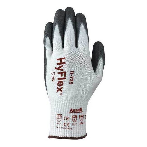 Cut Resistant Coated Gloves, Cut Level A4 ,Polyurethane ,Smooth ,11 1 PR
