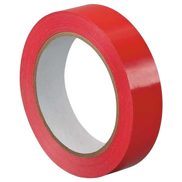 Tapecase Bag Sealing Tape,UPVC,Red,3/8In x 72 Yd TC414